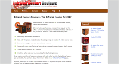 Desktop Screenshot of infraredheatersreviews.net